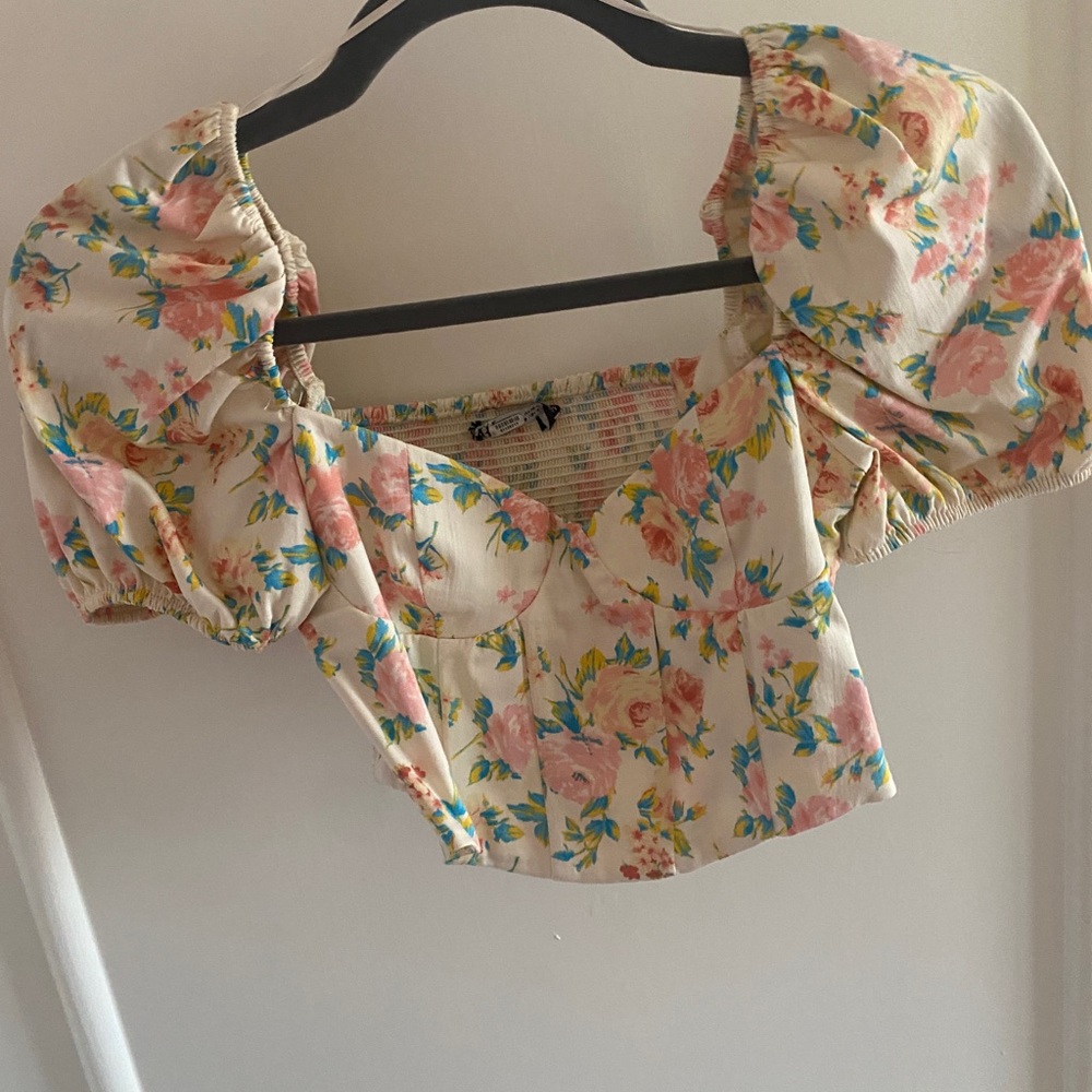 Zara floral top